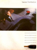 Delcampe - Publicité Papier  CHAMPAGNE LANSON Année 1987 EV-W - Publicités