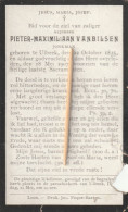 Delcampe - Ulbeek, 1907, Pieter Van Bilzen, - Images Religieuses
