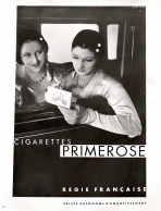 Delcampe - Publicité Papier  CIGARETTE PRIMEROSE Année 1931 FEA - Publicités