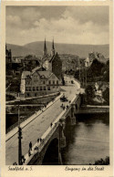 Delcampe - Saalfeld - Eingang In Die Stadt - Saalfeld
