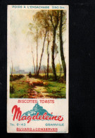 Delcampe - BUVARD BISCOTTES MAGDELEINE -SCENE CHAMPETRE - Biscotti