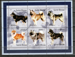 Delcampe - GUINEE BISSAU 855-60 MNH  ** CHIENS - DOGS - HONDEN  -  2001 - Guinée-Bissau