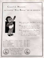 Delcampe - Publicité Papier  CULOTTE PETIT BATEAU  Année 1931 FEA - Werbung