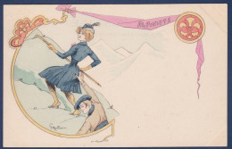 Delcampe - CPA Mouton Georges Femme Woman Non Circulée érotisme Pin Up Litho Dos Non Séparé Alpinisme Pin Up - Pin-Ups