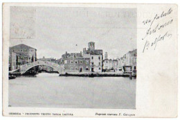 Delcampe - ITALIA - CHIOGGIA - Prospetto Visto Dalla Laguna, Viag.1902  - GEN 25- 3-31,32 - Chioggia