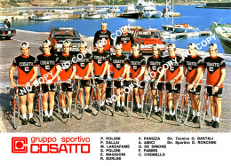 Delcampe - PHOTO REENFORCE, NO CARTE, GROUPE TEAM COSATTO 1971 FORMAT 15 X 20,8 ) - Cyclisme