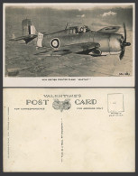 Delcampe - New British Fighter Plane Martlet AL257, Grumman Martlet Old Real Photo Postcard - Altri & Non Classificati