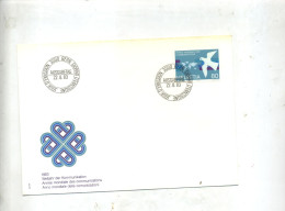 Delcampe - Lettre Fdc 1983 Communication - FDC