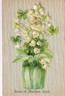 Delcampe - MUGUET      CARTE  A SYSTEME     GAUFREE - Blumen
