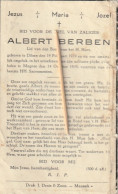 Delcampe - Soldaat, Albert Berben, Dilsen, Magnée, 1939 - Images Religieuses