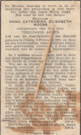 Delcampe - Dilsen, 1938, Anna Moors, Aerts - Images Religieuses