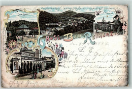 Delcampe - Bad Reinerz Duszniki Zdroj 1897 Lithographie Wandelbahn Laue-Quelle Kurh... - 13426976 - Polen