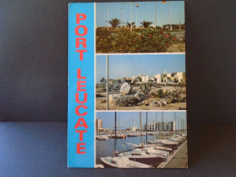 Delcampe - Port Leucate France Postcard 1986, Postally Used To Germany, Marianne 1.80F Stamp - Leucate