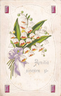 Delcampe - MUGUET    Carte  Gaufree - Blumen
