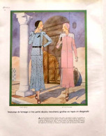 Delcampe - Publicité Papier  MODE TISSUS MEYER Année 1931 FEA - Publicités