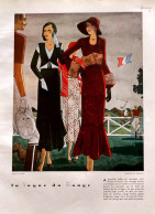 Delcampe - Publicité Papier  MODE TISSUS MEYER MYRABIA Année 1931 FEA - Publicités