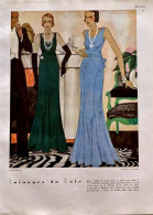 Delcampe - Publicité Papier  MODE TISSUS RODIER Année 1931 FEA - Werbung