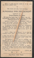 Delcampe - Testelt, 1933, Alphonsus Van Der Borght, Janssens - Images Religieuses