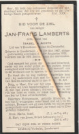 Delcampe - Londerzeel, 1933, Jan Lamberts, Aerts, - Images Religieuses