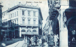 Delcampe - ITALIA - TREVISO - Piazza Noli, Ben Animata, Viag.1922 Fran Perforato - GEN 25- 3-39,40 - Treviso