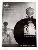 Delcampe - Publicité Papier  PARFUM ARPEGE PETALES FROISSéS LANVIN Année 1931 FEA - Werbung
