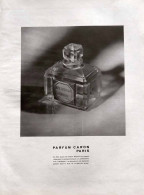 Delcampe - Publicité Papier  PARFUM CARON Année 1931 FEA - Werbung