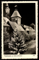 Delcampe - AK Marktredwitz, Marktturm Am Weihnachtsabend Im Winter - Marktredwitz