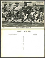 Delcampe - Ceylon Old Real Photo Postcard Group Of Rickshaws Native Coolies Sweetmeat Cigar - Sri Lanka (Ceylon)