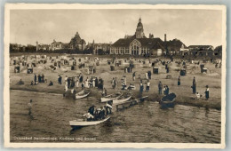 Delcampe - Swinemünde Swinoujscie 1934 Foto AK Schwimmbad Strand Kurhaus Stempel Po... - 14006952 - Polen