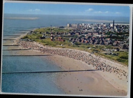 Delcampe - BORKUM Nordseebad Niedersachsen Fliegeraufnahme - Borkum