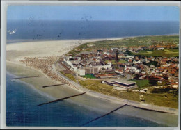 Delcampe - BORKUM Nordseebad Niedersachsen Fliegeraufnahme - Borkum