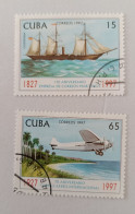 Delcampe - Sellos Cuba 1997, Día Del Sello, Edifil 4166/4167 - Oblitérés