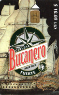 Delcampe - CUBA - CHIP CARD - ADVERTISING - BEER BUCANERO - Cuba