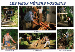 Delcampe - N°43688 Z -cpsm Les Vieux Métiers Vosgiens -multivues- - Kunsthandwerk