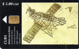 Delcampe - CUBA - CHIP CARD - PAINTING - ALEXIS LEYVA - SPACE CONQUEST - Cuba