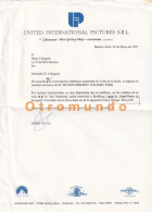 Delcampe - BUENOS AIRES ARGENTINA LETTER INTERNATIONAL PICTURES PARAMOUNT METRO GOLDWYN MAYER UNIVERSAL JURASSIC PARK 1997 - Non Classés