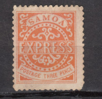 Delcampe - Samoa 1877 - 3 D. No Gum (i-161) - Samoa