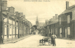 Delcampe - 18  BRINON SUR SAULDRE - GRANDE RUE (voiture à Chien) (ref A10572) - Brinon-sur-Sauldre