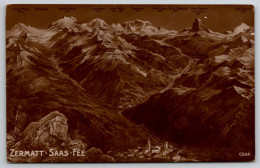 Delcampe - Zermatt Saas Fee Carte Postale Postcard - Zermatt
