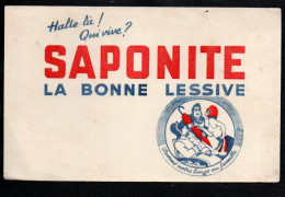 Delcampe - BUVARD LESSIVE SAPONITE - Limpieza