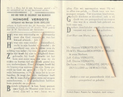 Delcampe - Lichtervelde, Ichtegem, 1950, Honoré Vergote,Duvillers, - Images Religieuses
