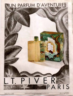 Delcampe - Publicité Papier  PARFUM PIVER Année 1931 FEA - Werbung
