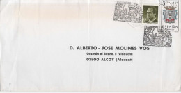 Delcampe - VITORIA 1992 CC SELLO PERFORADO PERFIN EUSKOPHIL - Cartas & Documentos