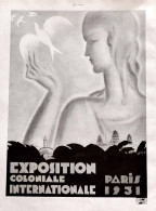 Delcampe - Publicité Papier  PARIS EXPOSITION COLONIALE PESLE Année 1931 FEA - Werbung
