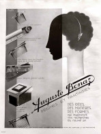 Delcampe - Publicité Papier  PEIGNES AUGUSTE BONAZ Année 1931 FEA - Werbung