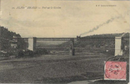 Delcampe - ALAIS Pont Sur Le Gardon. Passage D' Un Train - Alès
