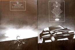 Delcampe - Publicité Papier  VOITURE FORD SCORPIO CLX  Année 1987 EV-W - 2 Pages - Werbung