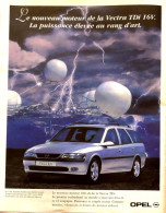 Delcampe - Publicité Papier  VOITURE OPEL VECTRA BREAK CN 45 1997 - Werbung