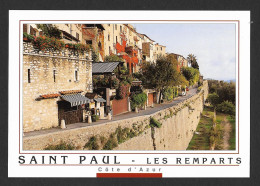 Delcampe - France - Saint-Paul-de-Vence - Le Chemin De Ronde Et Les Remparts - Saint-Paul