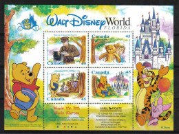 Delcampe - Canada 1996 Winnie The Pooh  Y.T. BF 19 ** - Blocks & Kleinbögen